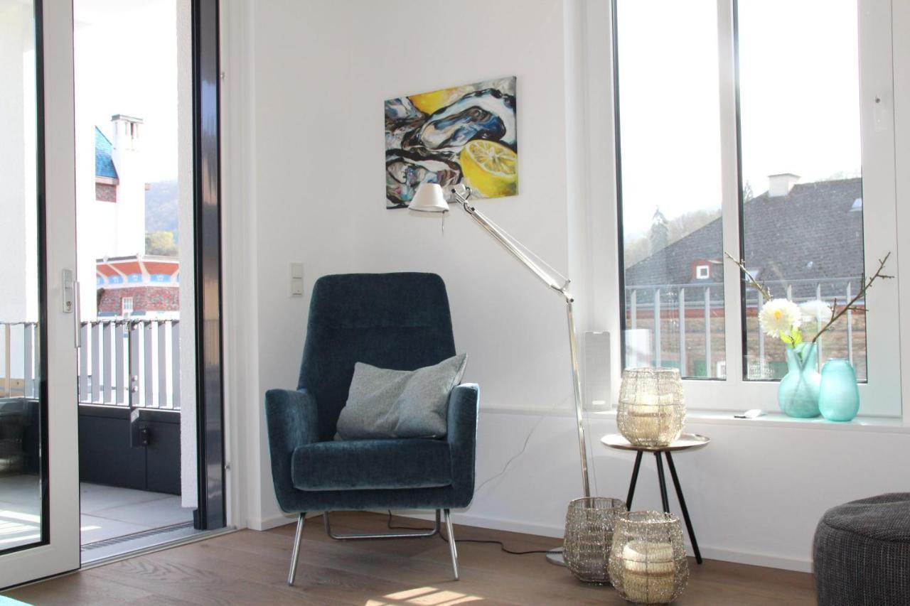 Mosel-Loggia - Luxusapartment -Terrass - Klimaanlage Traben-Trarbach Exteriér fotografie