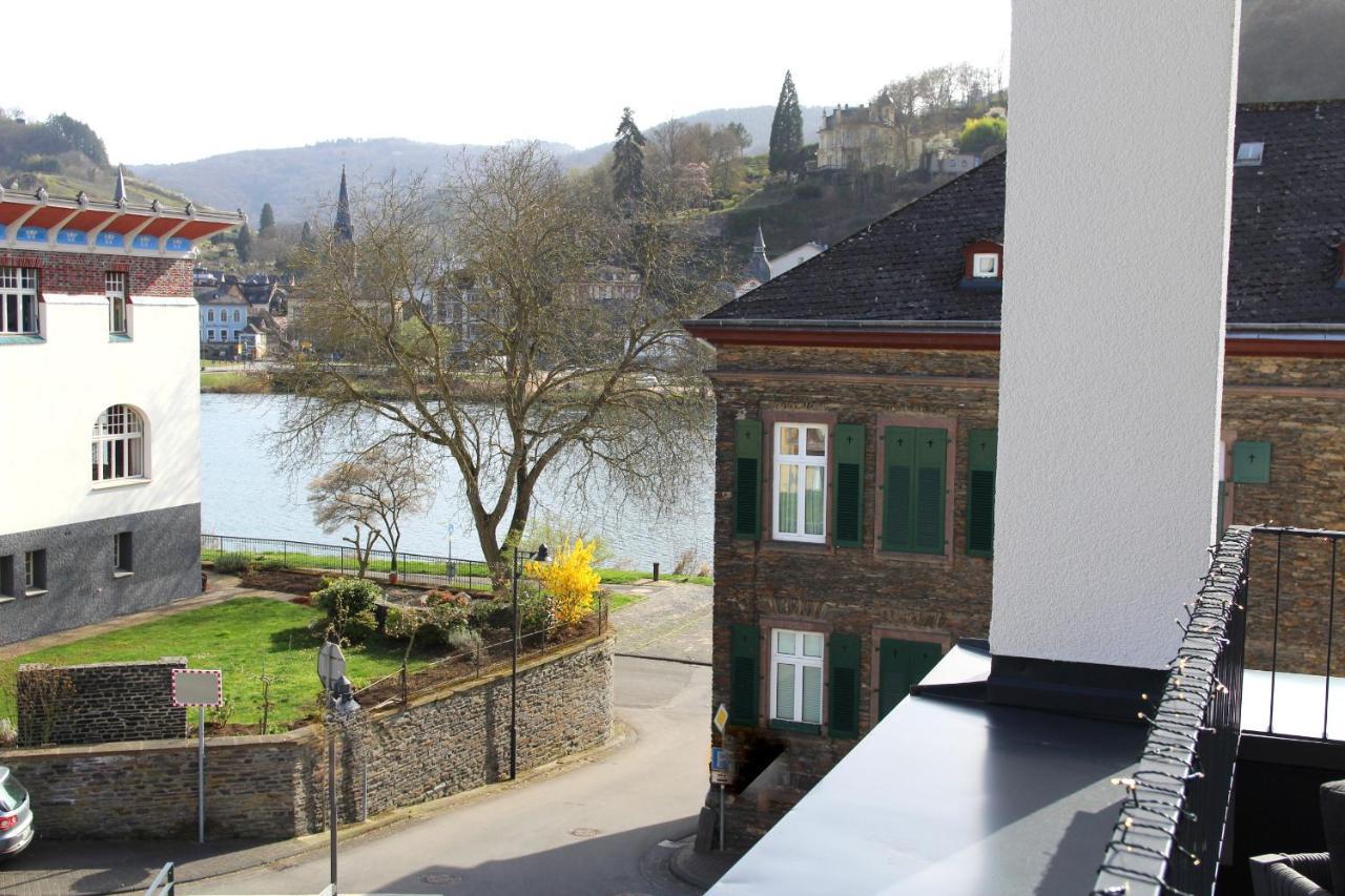 Mosel-Loggia - Luxusapartment -Terrass - Klimaanlage Traben-Trarbach Exteriér fotografie