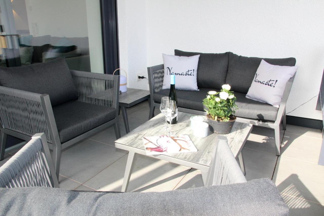 Mosel-Loggia - Luxusapartment -Terrass - Klimaanlage Traben-Trarbach Exteriér fotografie