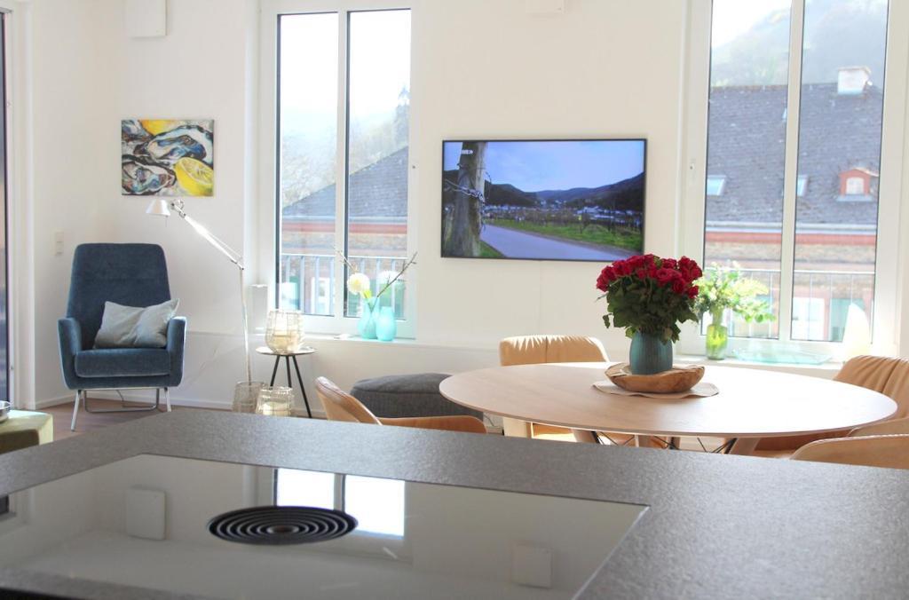 Mosel-Loggia - Luxusapartment -Terrass - Klimaanlage Traben-Trarbach Exteriér fotografie